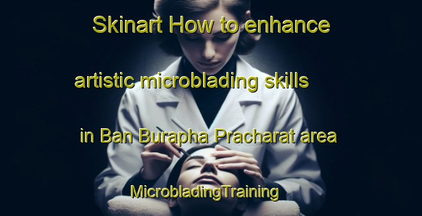 Skinart How to enhance artistic microblading skills in Ban Burapha Pracharat area | MicrobladingTraining | MicrobladingClasses | SkinartTraining-Thailand