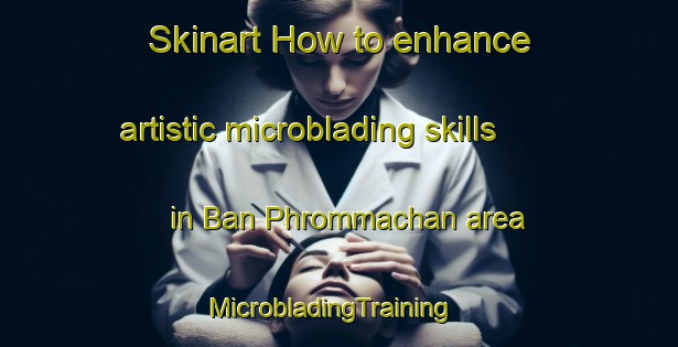 Skinart How to enhance artistic microblading skills in Ban Phrommachan area | MicrobladingTraining | MicrobladingClasses | SkinartTraining-Thailand