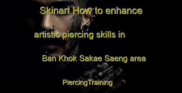 Skinart How to enhance artistic piercing skills in Ban Khok Sakae Saeng area | PiercingTraining | PiercingClasses | SkinartTraining-Thailand