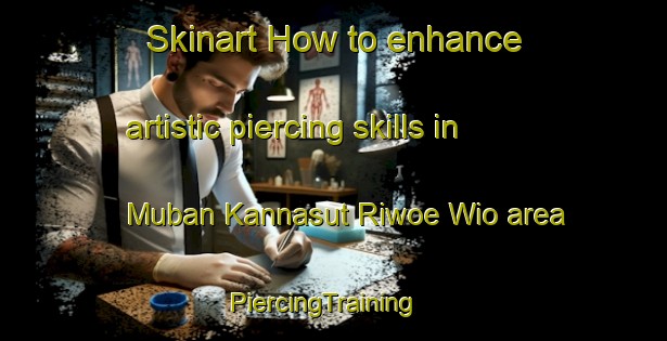 Skinart How to enhance artistic piercing skills in Muban Kannasut Riwoe Wio area | PiercingTraining | PiercingClasses | SkinartTraining-Thailand