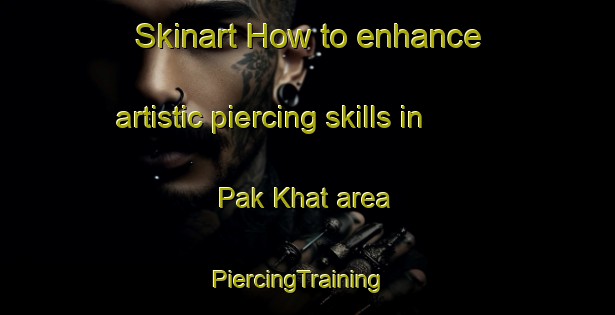Skinart How to enhance artistic piercing skills in Pak Khat area | PiercingTraining | PiercingClasses | SkinartTraining-Thailand