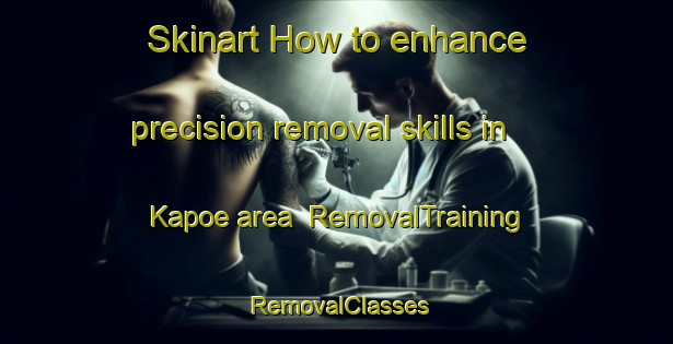 Skinart How to enhance precision removal skills in Kapoe area | RemovalTraining | RemovalClasses | SkinartTraining-Thailand