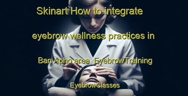 Skinart How to integrate eyebrow wellness practices in Ban Apho area | EyebrowTraining | EyebrowClasses | SkinartTraining-Thailand