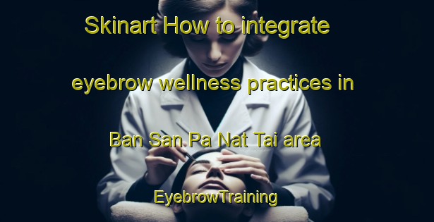Skinart How to integrate eyebrow wellness practices in Ban San Pa Nat Tai area | EyebrowTraining | EyebrowClasses | SkinartTraining-Thailand