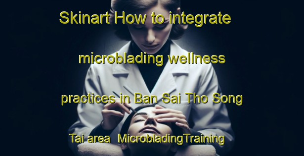 Skinart How to integrate microblading wellness practices in Ban Sai Tho Song Tai area | MicrobladingTraining | MicrobladingClasses | SkinartTraining-Thailand