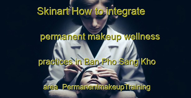 Skinart How to integrate permanent makeup wellness practices in Ban Pho Sang Kho area | PermanentmakeupTraining | PermanentmakeupClasses | SkinartTraining-Thailand