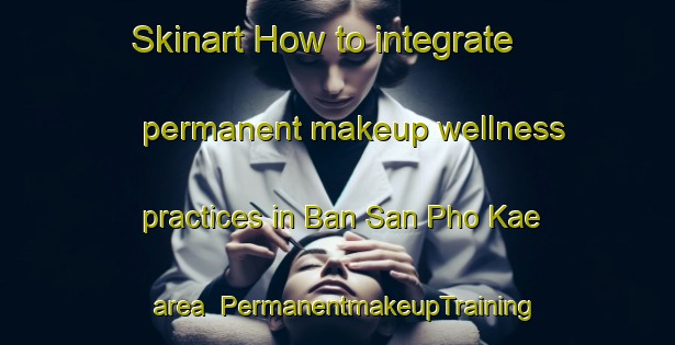 Skinart How to integrate permanent makeup wellness practices in Ban San Pho Kae area | PermanentmakeupTraining | PermanentmakeupClasses | SkinartTraining-Thailand