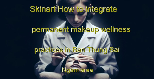 Skinart How to integrate permanent makeup wellness practices in Ban Thung Sai Ngam area | PermanentmakeupTraining | PermanentmakeupClasses | SkinartTraining-Thailand