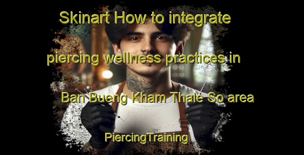Skinart How to integrate piercing wellness practices in Ban Bueng Kham Thale So area | PiercingTraining | PiercingClasses | SkinartTraining-Thailand