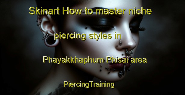 Skinart How to master niche piercing styles in Phayakkhaphum Phisai area | PiercingTraining | PiercingClasses | SkinartTraining-Thailand