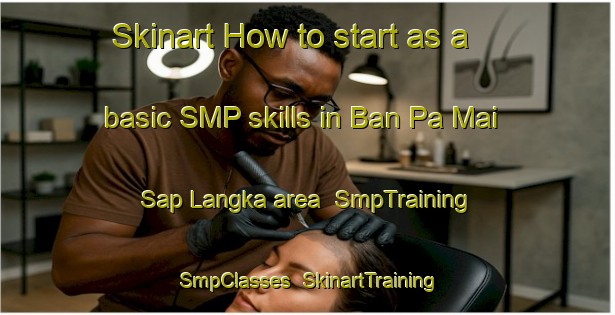 Skinart How to start as a basic SMP skills in Ban Pa Mai Sap Langka area | SmpTraining | SmpClasses | SkinartTraining-Thailand