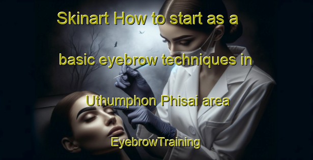 Skinart How to start as a basic eyebrow techniques in Uthumphon Phisai area | EyebrowTraining | EyebrowClasses | SkinartTraining-Thailand