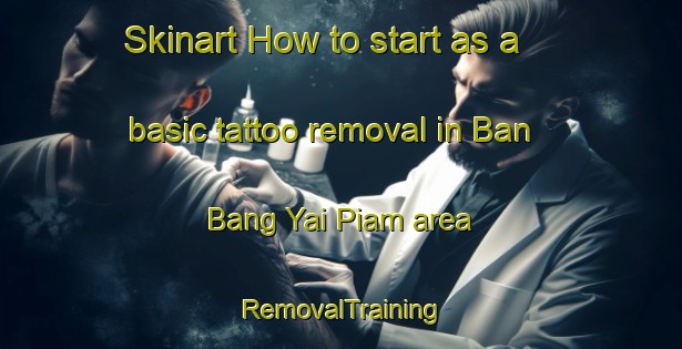 Skinart How to start as a basic tattoo removal in Ban Bang Yai Piam area | RemovalTraining | RemovalClasses | SkinartTraining-Thailand