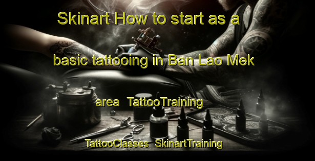 Skinart How to start as a basic tattooing in Ban Lao Mek area | TattooTraining | TattooClasses | SkinartTraining-Thailand