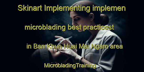 Skinart Implementing implemen microblading best practicest in Ban Khun Huai Mai Ngam area | MicrobladingTraining | MicrobladingClasses | SkinartTraining-Thailand