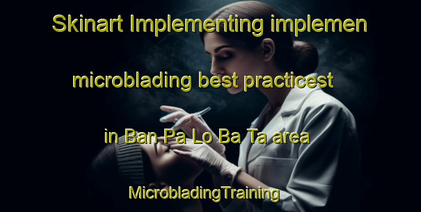Skinart Implementing implemen microblading best practicest in Ban Pa Lo Ba Ta area | MicrobladingTraining | MicrobladingClasses | SkinartTraining-Thailand
