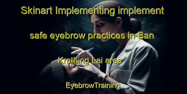 Skinart Implementing implement safe eyebrow practices in Ban Krathing Lai area | EyebrowTraining | EyebrowClasses | SkinartTraining-Thailand