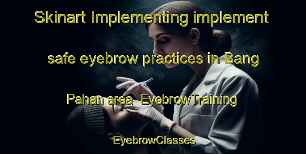 Skinart Implementing implement safe eyebrow practices in Bang Pahan area | EyebrowTraining | EyebrowClasses | SkinartTraining-Thailand