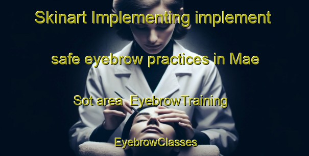 Skinart Implementing implement safe eyebrow practices in Mae Sot area | EyebrowTraining | EyebrowClasses | SkinartTraining-Thailand