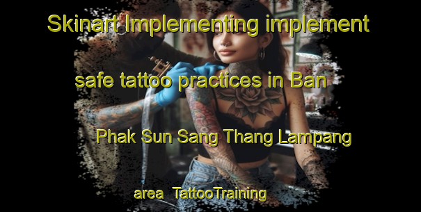 Skinart Implementing implement safe tattoo practices in Ban Phak Sun Sang Thang Lampang area | TattooTraining | TattooClasses | SkinartTraining-Thailand