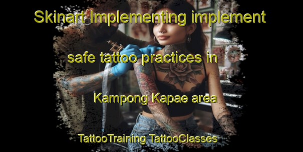 Skinart Implementing implement safe tattoo practices in Kampong Kapae area | #TattooTraining #TattooClasses #SkinartTraining-Thailand