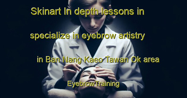 Skinart In-depth lessons in specialize in eyebrow artistry in Ban Nang Kaeo Tawan Ok area | EyebrowTraining | EyebrowClasses | SkinartTraining-Thailand