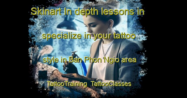 Skinart In-depth lessons in specialize in your tattoo style in Ban Phon Ngio area | TattooTraining | TattooClasses | SkinartTraining-Thailand