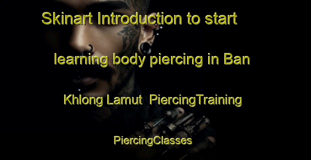 Skinart Introduction to start learning body piercing in Ban Khlong Lamut | PiercingTraining | PiercingClasses | SkinartTraining-Thailand