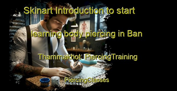 Skinart Introduction to start learning body piercing in Ban Thammakhot | PiercingTraining | PiercingClasses | SkinartTraining-Thailand