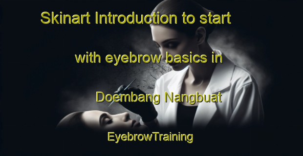 Skinart Introduction to start with eyebrow basics in Doembang Nangbuat | EyebrowTraining | EyebrowClasses | SkinartTraining-Thailand