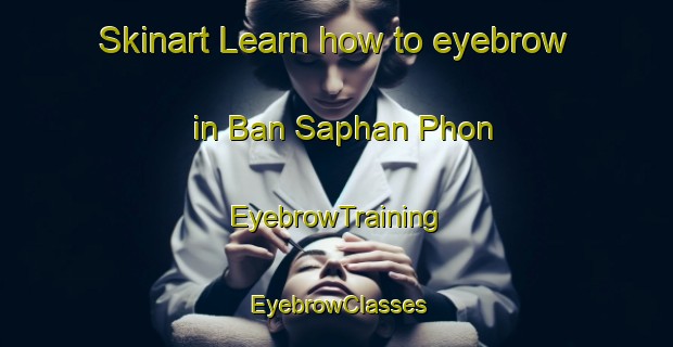Skinart Learn how to eyebrow in Ban Saphan Phon | EyebrowTraining | EyebrowClasses | SkinartTraining-Thailand