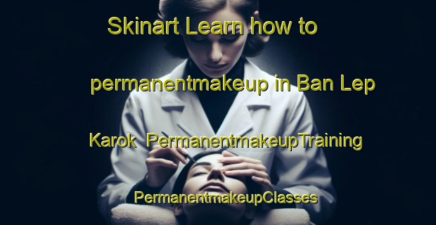Skinart Learn how to permanentmakeup in Ban Lep Karok | PermanentmakeupTraining | PermanentmakeupClasses | SkinartTraining-Thailand