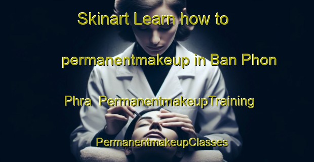 Skinart Learn how to permanentmakeup in Ban Phon Phra | PermanentmakeupTraining | PermanentmakeupClasses | SkinartTraining-Thailand