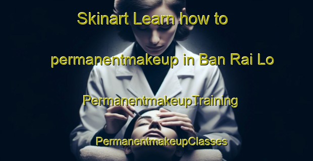Skinart Learn how to permanentmakeup in Ban Rai Lo | PermanentmakeupTraining | PermanentmakeupClasses | SkinartTraining-Thailand