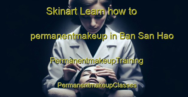 Skinart Learn how to permanentmakeup in Ban San Hao | PermanentmakeupTraining | PermanentmakeupClasses | SkinartTraining-Thailand