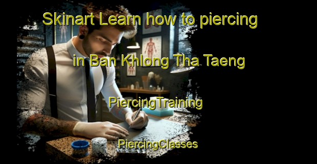 Skinart Learn how to piercing in Ban Khlong Tha Taeng | #PiercingTraining #PiercingClasses #SkinartTraining-Thailand