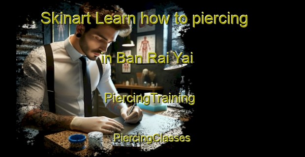 Skinart Learn how to piercing in Ban Rai Yai | #PiercingTraining #PiercingClasses #SkinartTraining-Thailand