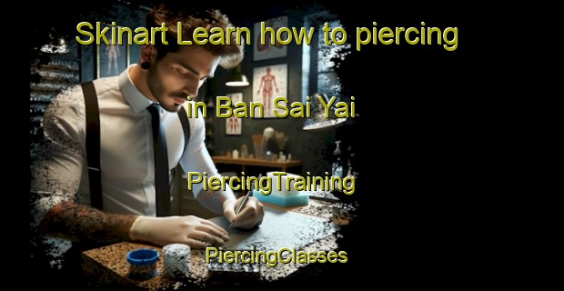 Skinart Learn how to piercing in Ban Sai Yai | PiercingTraining | PiercingClasses | SkinartTraining-Thailand