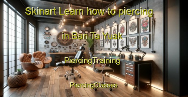 Skinart Learn how to piercing in Ban Ta Yuak | #PiercingTraining #PiercingClasses #SkinartTraining-Thailand