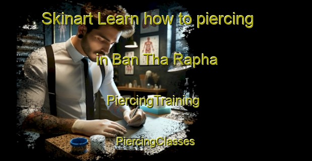 Skinart Learn how to piercing in Ban Tha Rapha | #PiercingTraining #PiercingClasses #SkinartTraining-Thailand