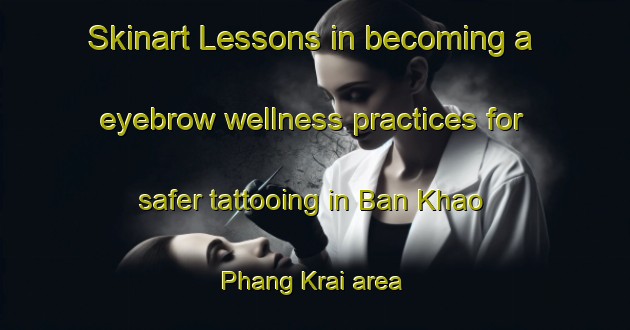 Skinart Lessons in becoming a eyebrow wellness practices for safer tattooing in Ban Khao Phang Krai area | EyebrowTraining | EyebrowClasses | SkinartTraining-Thailand
