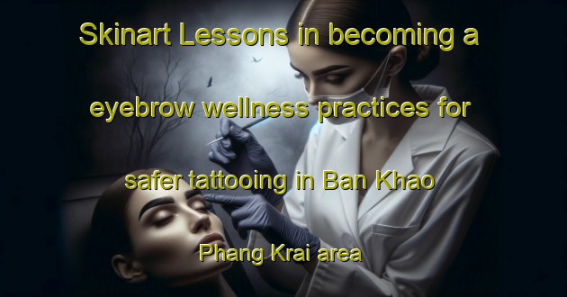Skinart Lessons in becoming a eyebrow wellness practices for safer tattooing in Ban Khao Phang Krai area | EyebrowTraining | EyebrowClasses | SkinartTraining-Thailand