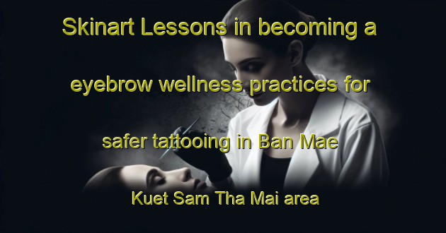 Skinart Lessons in becoming a eyebrow wellness practices for safer tattooing in Ban Mae Kuet Sam Tha Mai area | EyebrowTraining | EyebrowClasses | SkinartTraining-Thailand