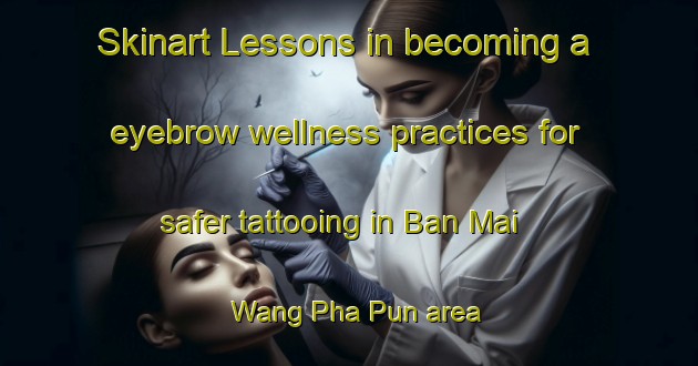 Skinart Lessons in becoming a eyebrow wellness practices for safer tattooing in Ban Mai Wang Pha Pun area | EyebrowTraining | EyebrowClasses | SkinartTraining-Thailand
