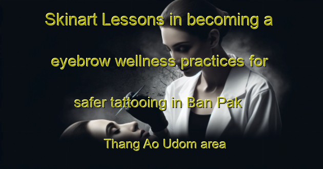 Skinart Lessons in becoming a eyebrow wellness practices for safer tattooing in Ban Pak Thang Ao Udom area | EyebrowTraining | EyebrowClasses | SkinartTraining-Thailand