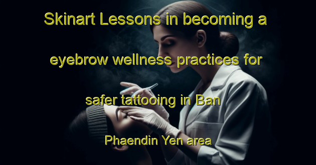 Skinart Lessons in becoming a eyebrow wellness practices for safer tattooing in Ban Phaendin Yen area | EyebrowTraining | EyebrowClasses | SkinartTraining-Thailand