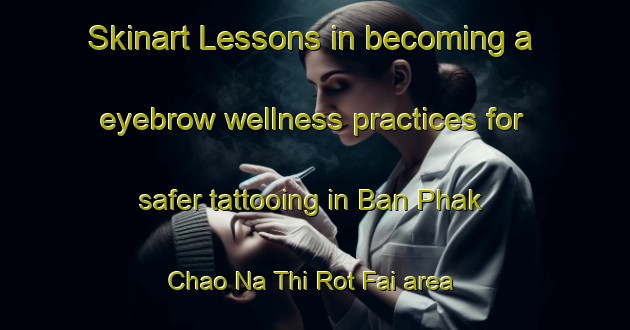 Skinart Lessons in becoming a eyebrow wellness practices for safer tattooing in Ban Phak Chao Na Thi Rot Fai area | EyebrowTraining | EyebrowClasses | SkinartTraining-Thailand
