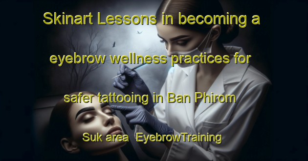 Skinart Lessons in becoming a eyebrow wellness practices for safer tattooing in Ban Phirom Suk area | EyebrowTraining | EyebrowClasses | SkinartTraining-Thailand