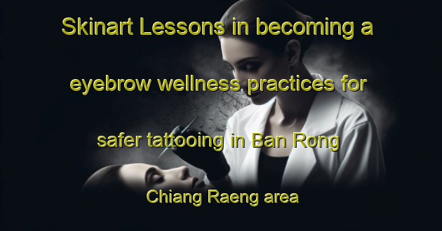 Skinart Lessons in becoming a eyebrow wellness practices for safer tattooing in Ban Rong Chiang Raeng area | EyebrowTraining | EyebrowClasses | SkinartTraining-Thailand