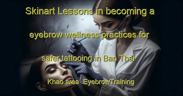 Skinart Lessons in becoming a eyebrow wellness practices for safer tattooing in Ban Thai Khao area | EyebrowTraining | EyebrowClasses | SkinartTraining-Thailand